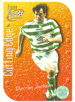 Darren Jackson Celtic Glasgow 1999 Futera Fans' Selection #2